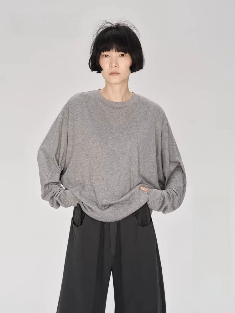 

Новинка осени 2025: Женский шерстяной джемпер с длинным рукавом EBE3TOP0, классический крой, круглый вырез, однотонный, премиум-качество, трикотаж.