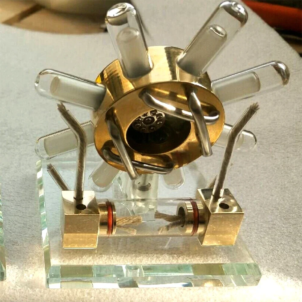 Mini Stirling engine model can start engine model star engine physics experiment teaching AIDS gift..