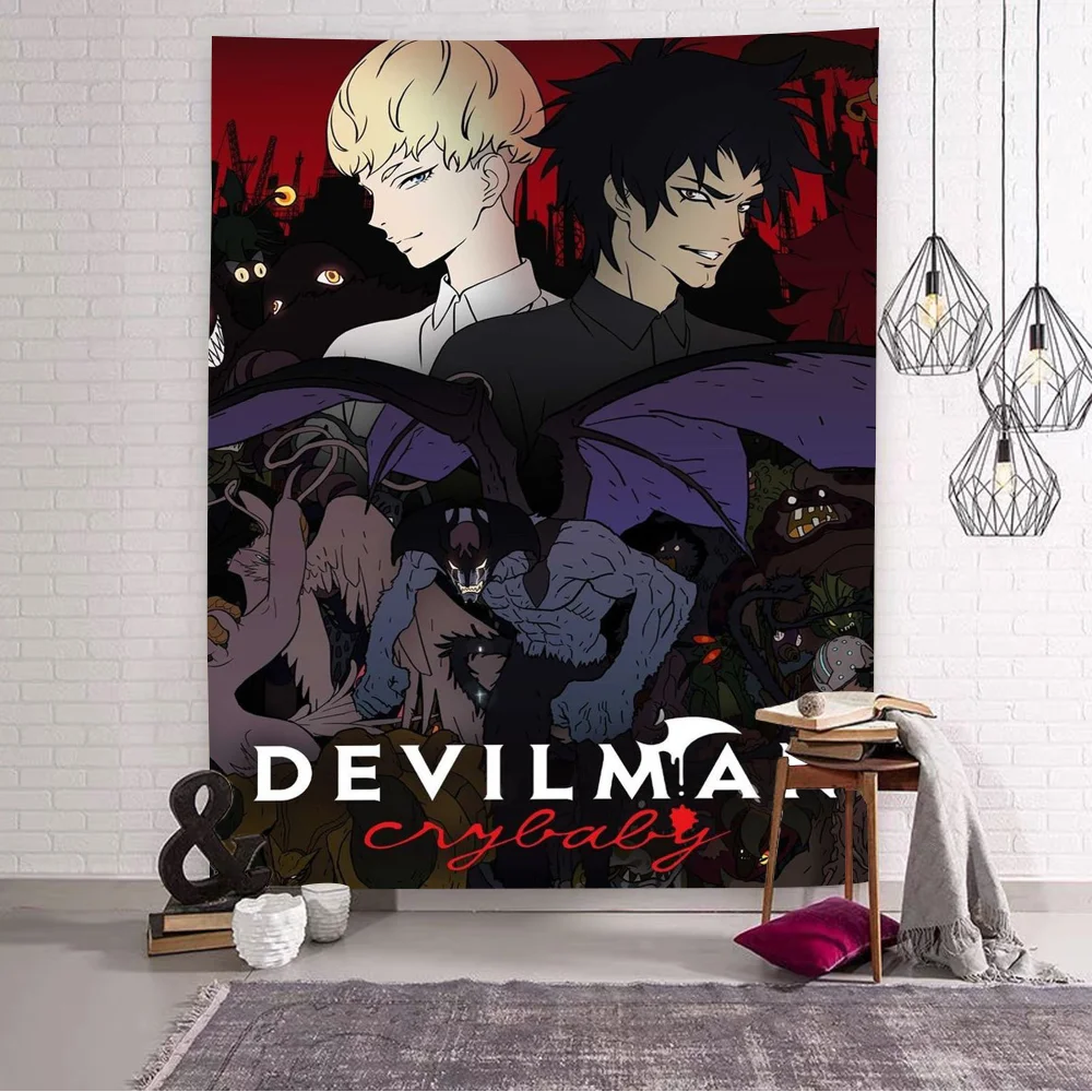 Аниме Devilman Crybaby фон украшение для детей Baby Shower для мальчиков и девочек с днем рождения баннер вечерние фон украшение Аниме Devilman Crybaby фон украшение для детей Baby Shower для мальчиков и девочек с днем рождения баннер вечерние фон украшение