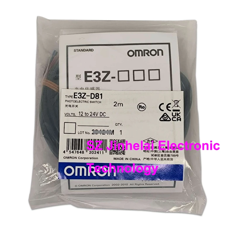 New and Original Omron 2M Photoelectric Switch Sensor E3Z-R61 E3Z-R81 E3Z-D61 E3Z-D62 E3Z-D81 E3Z-D82