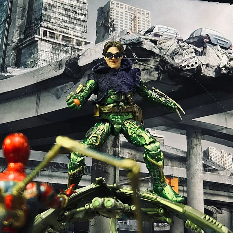 1/12 Scale Collectible Figure Damaged Hoodie Green Goblin Hero No Return Tops Fit 6inch Action Figure Model