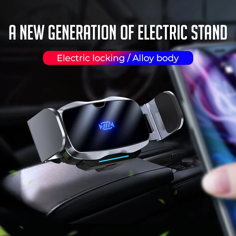 2022 new car sensor bracket smartphone holder horizontal and vertical dual-purpose metal electric car phone holder