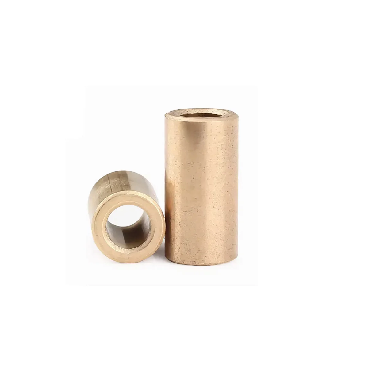 Powder Metallurgy Oil Bearing Copper Sleeve / Brass Shaft Sleeve M3-M60