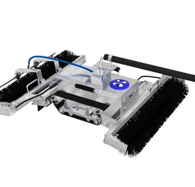 Automatic solar panel cleaning robot to increase the efficiency of solar panels up to 30%