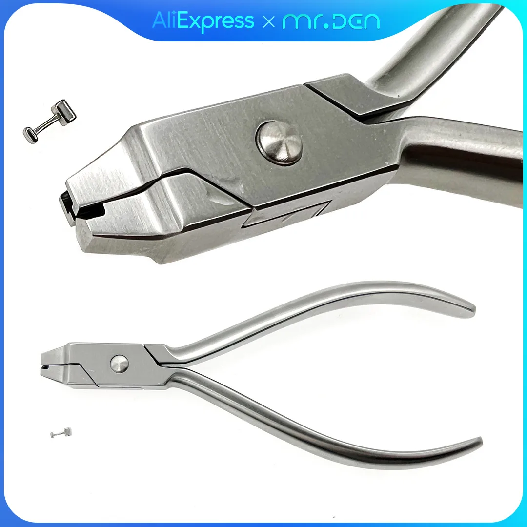

MR DEN Professional Orthodontic Pliers Crimpable Ball Hook Clamp Forceps for Bracket Adjustment & Braces Clinic Lab