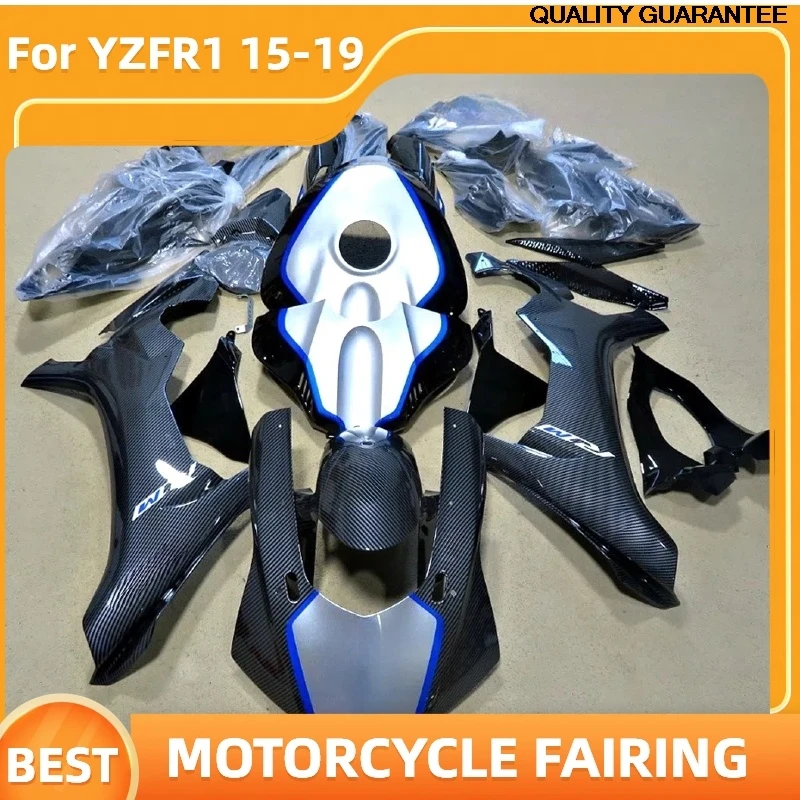 

Carbon Fibre Painted Fairing kit For YAMAHA YZF R1 Bodywork YZFR1 2015 2016 2017 2018 2019 YZF R115 19 Rebuilding Fairings