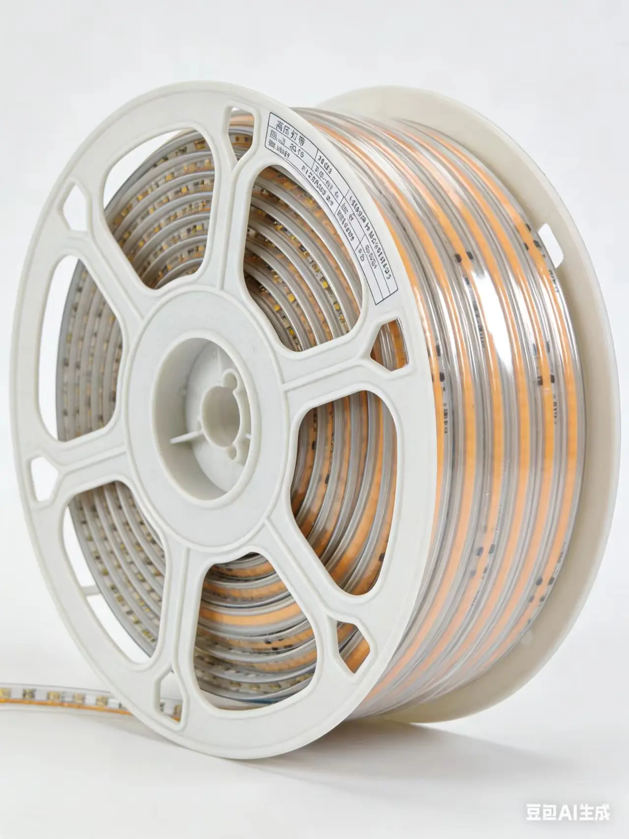 AC220V No Transformer 296 Leds/M 8Mm Cuttable 4000K  Highlight Flexible Cob Led Strip for Home Decoration