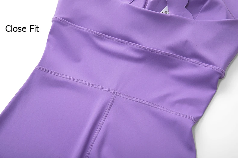 Einteiliger Fitness-Laufanzug für Damen, Dehnbarer Weicher Slim-Fit Yoga-Jumpsuit, Atmungsaktive Super-Stretch Trainingskleidung, Damen-Sportbekleidung – Detail 5