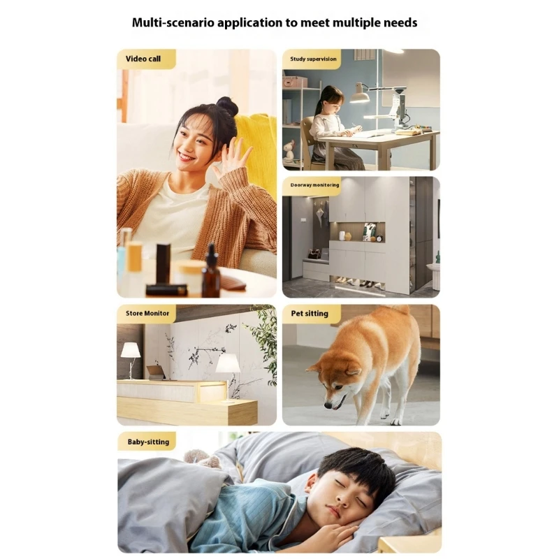 W89C WIFI تمكين Camera Pet Camera 2MP 2MP التحكم عن بُعد عبر مراقبة المنزل