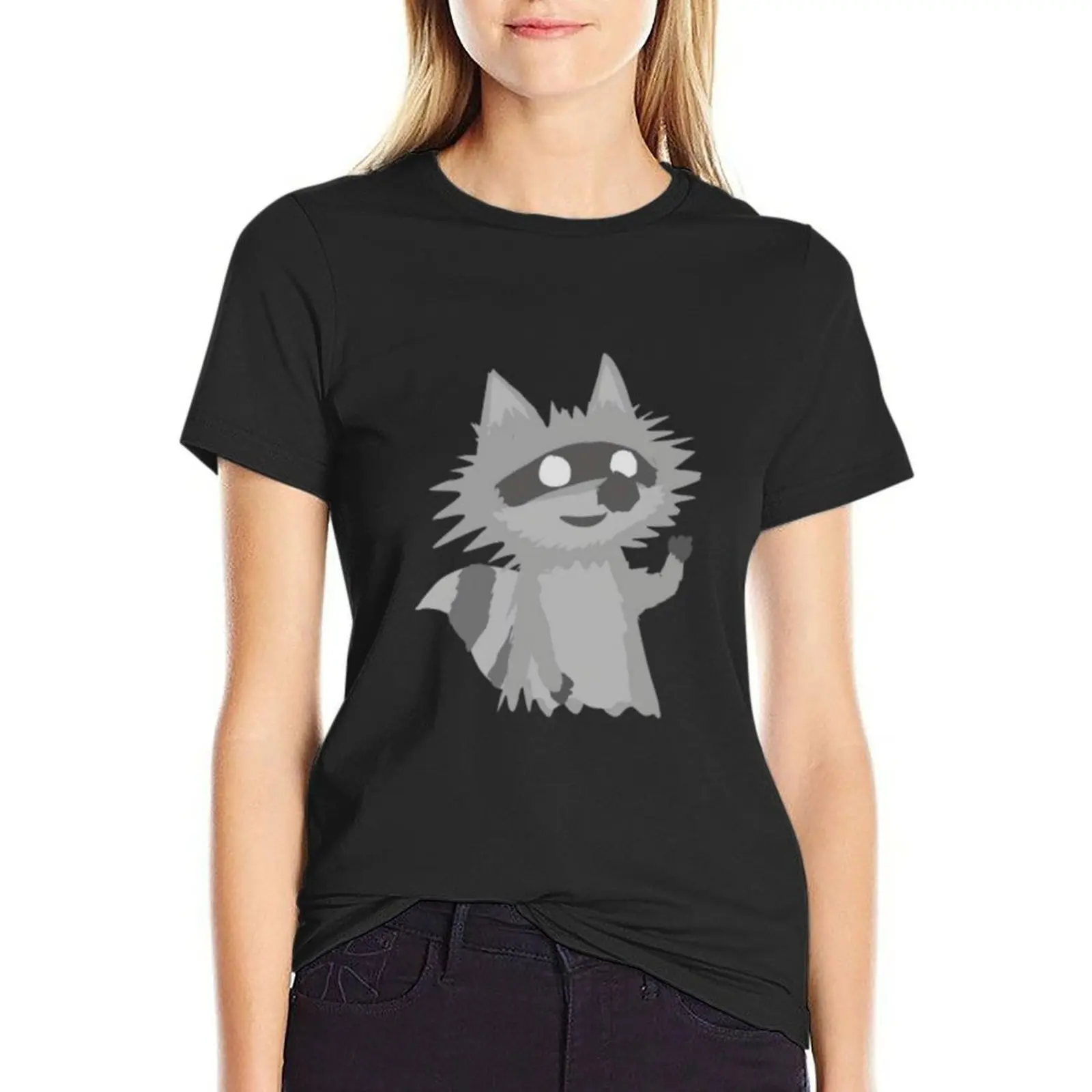 Ultimate Chicken Horse - Racoon T-Shirt quick-drying tops customizeds T-shirt Women