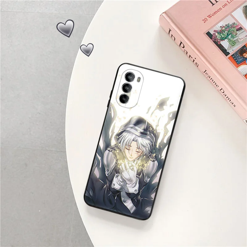 Phone Case For Motorola G71 G73 G72 G53 G52 G32 G22 G60 G51 G50 G31 G30 G9 Power D. GRAY-MAN Anime Black Soft Protective Cover