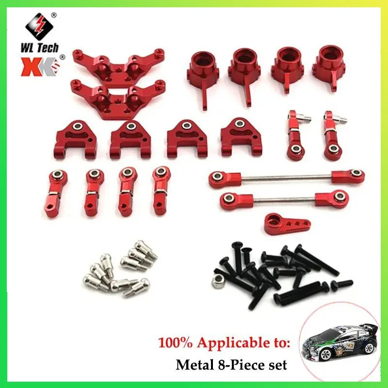 Wltoys K989 284161 284010  284131 K969 1/28 Rc Car Metal PO Parts Six-Piece Set  Car Accessories  Rc Cars for Adults