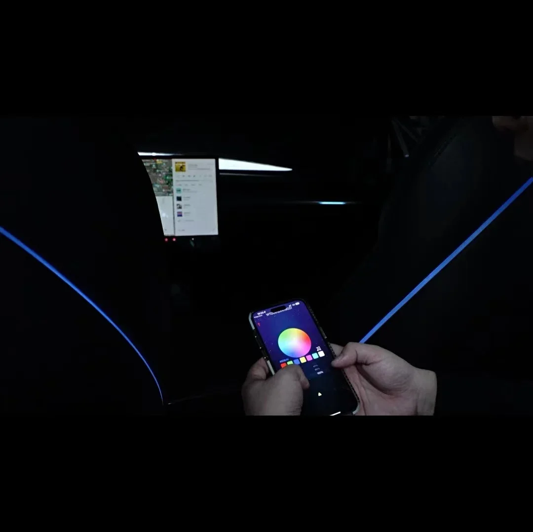 

6 Вт, 128 цветов, окружающее освещение для Tesla Model X