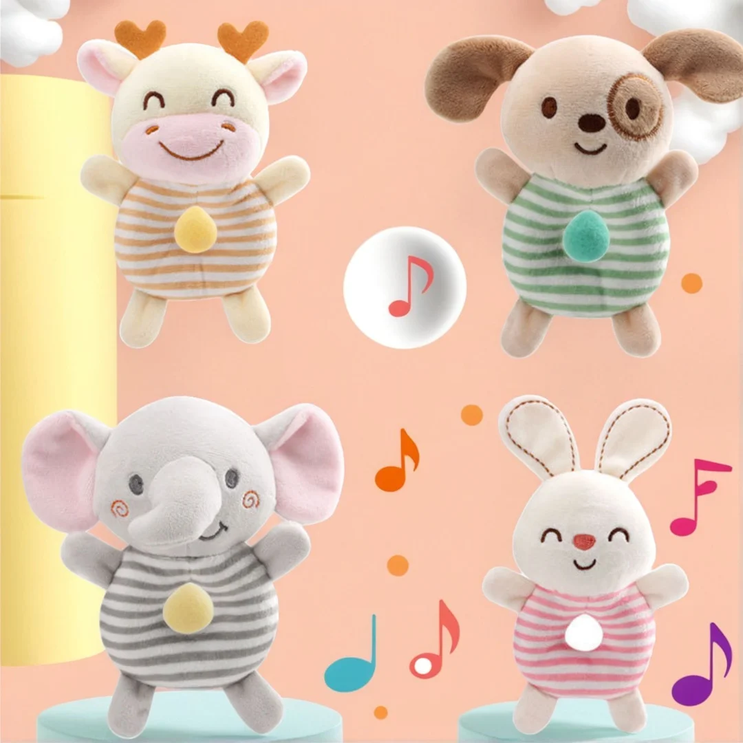 Pasgeboren Baby Pluche Kinderwagen Speelgoed Cartoon Dierenrammelaars Mobiles Hangende Bel Educatief Hangend Speelgoed Speelgoed