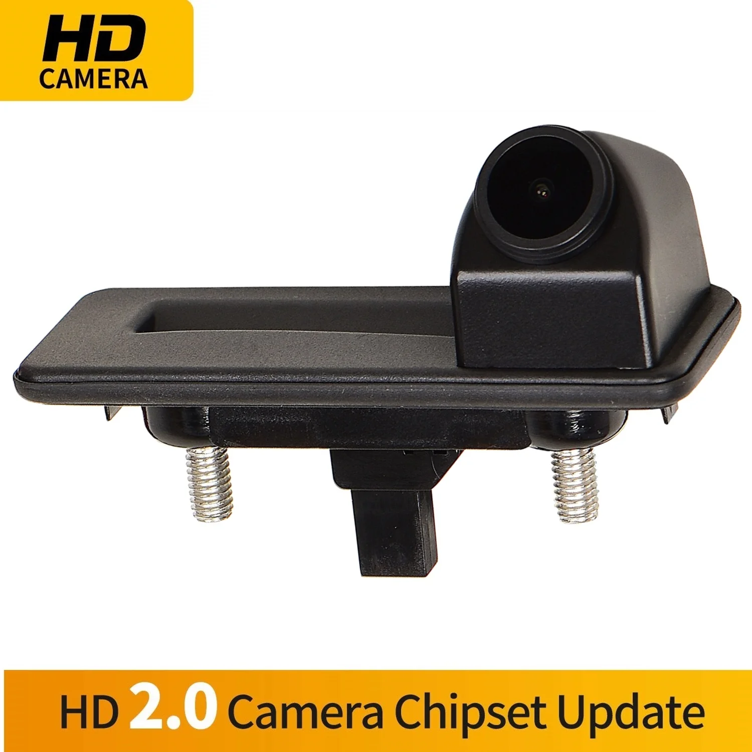 Handle Camera for Skoda Rapid Roomster Superb Yeti Fabia Y6 Polo 6R Golf 5 V, HD 1280*720P Night Vision Reversing Backup Camera