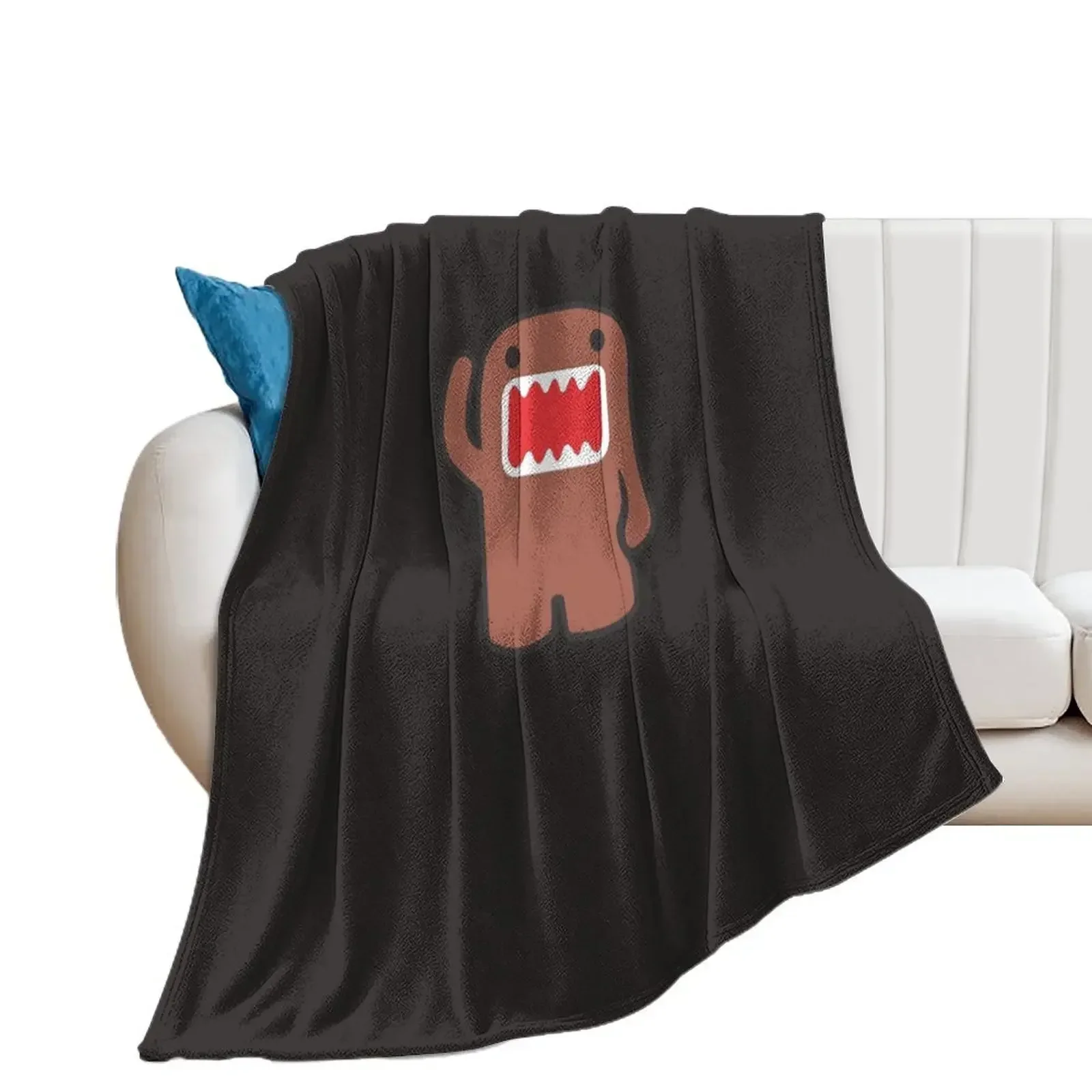 Domo Kun Essential T-Shirt Throw Blanket Flannel Fabric Quilt Blankets