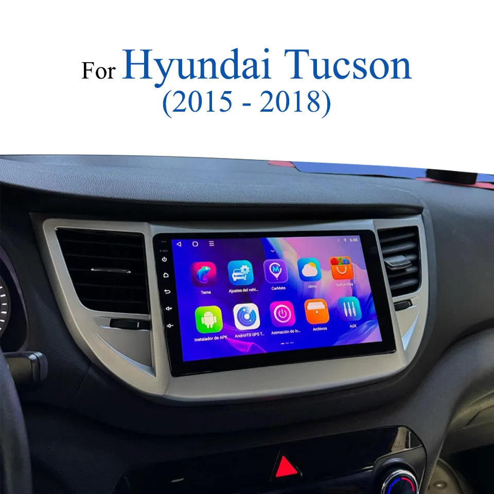 

Carplay Auto For Hyundai Tucson ix35 2015 2016 2017 2018 Car GPS Navigation Monitor Auto Radio Stereo Video HU DVD Tape Recorder