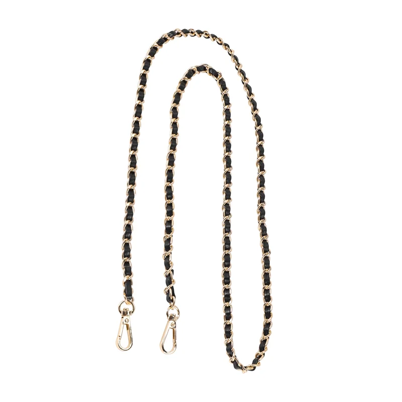 ABQR Borsa a catena - Borsa a tracolla Borsa a tracolla Accessori di ricambio Oro chiaro + nero120 cm