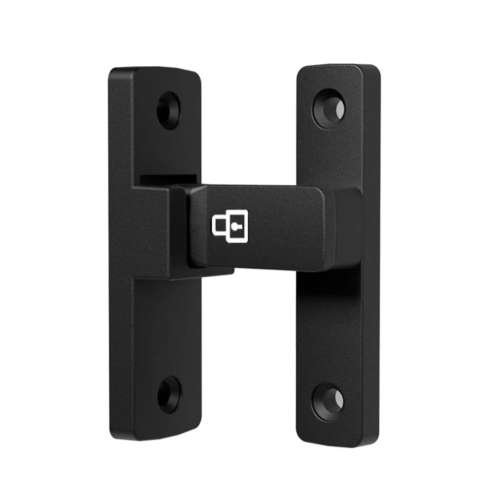 Easy Installation Luminous Door Latch  Suitable for Swing Doors  Sturdy Construction  Enhance Security  Black Finish