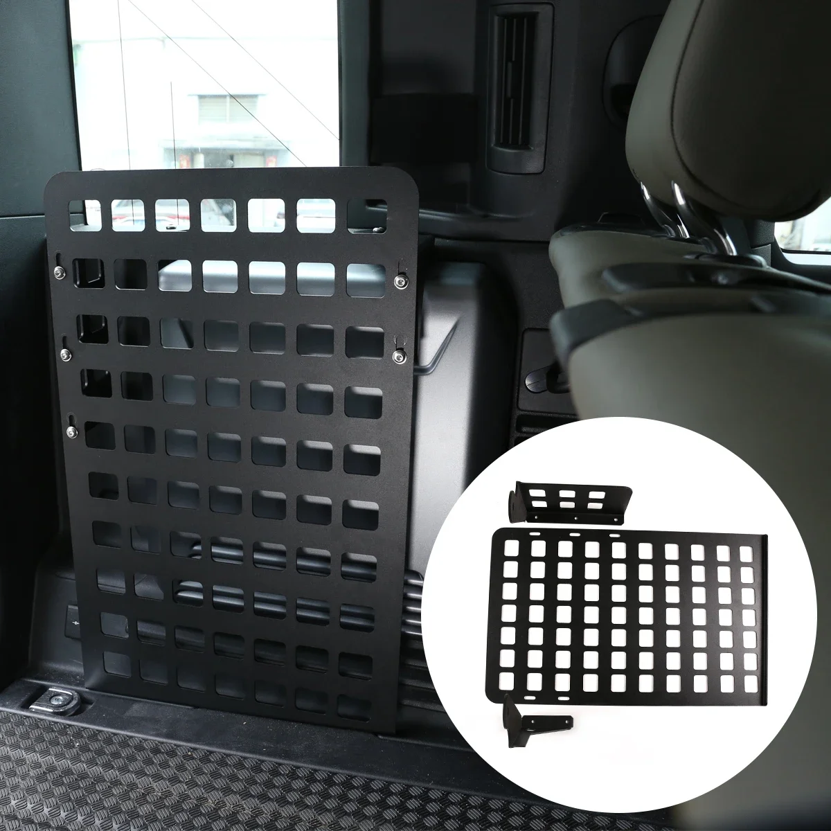 

For 2020-2024 Land Rover Defender 110 car interior, trunk hanging plate, aluminum alloy auto parts