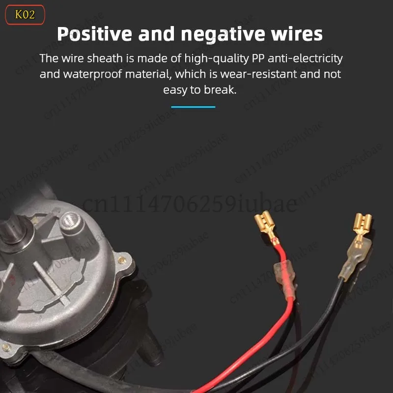 df 12V 24V DC Permanent Magnet Worm Gear Motor, Reversible High Torque Worm Gear Reducer Electric Gear Box Motor