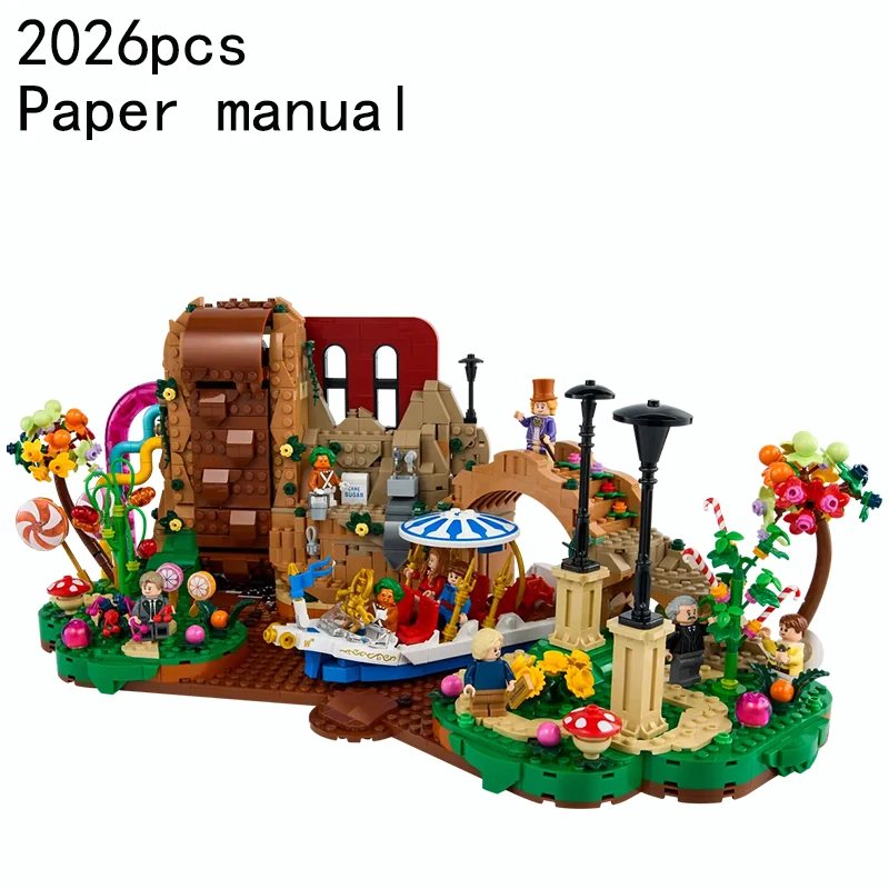 2026 Stuks Chocoladefabriek Bouwstenen Compatibel Met Set 21360 Bricks Speelgoed Voor Kinderen Volwassenen Verjaardag Kerstcadeau