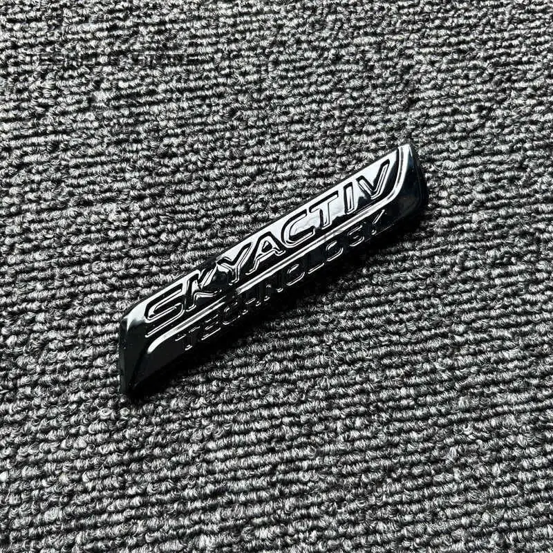 Immagine 7: Per MAZDA3 2014-2015 2016 2017 2018 2019 Griglia Frontale Nera, Emblema Cofano, Paraurti Posteriore, Accessori Auto per Bagagliaio
