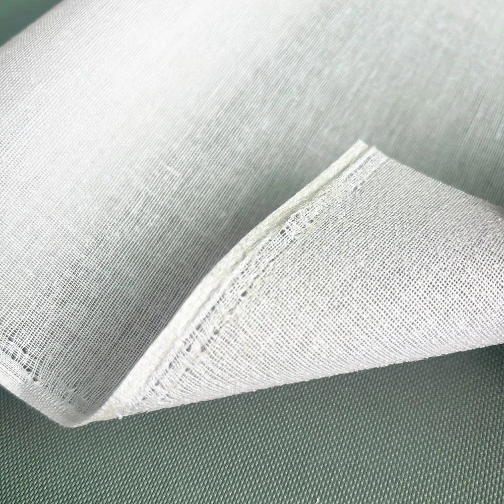 100x112cm Single Sided Hot Melt Adhesive Interfacing Fabric Resin Iron On Lining DIY Patchwork Sewing Cloth Handmade Materials