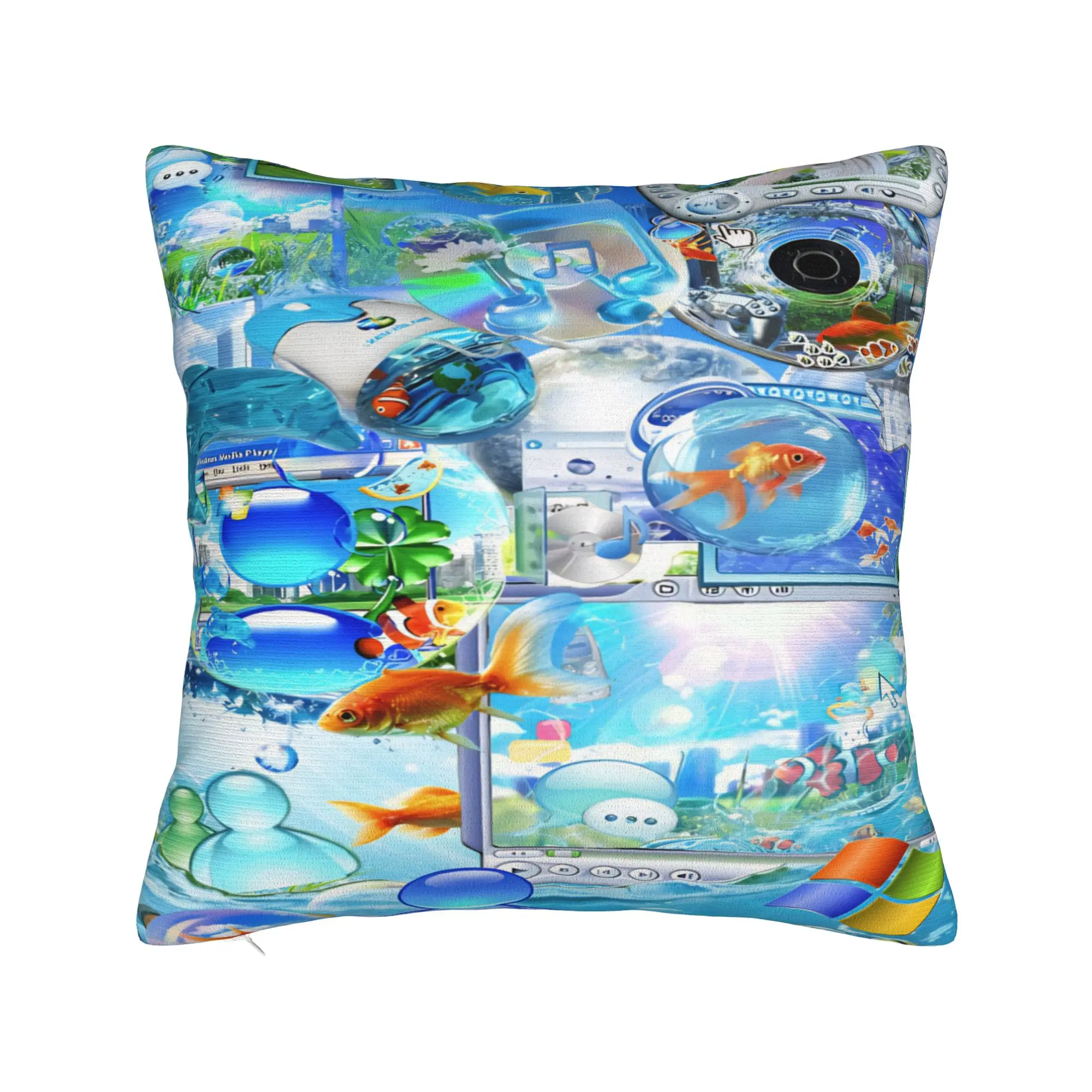New Style Car Frutiger Aero Decor Pillowcase Merch  Pillow Cover Square Multi-Size