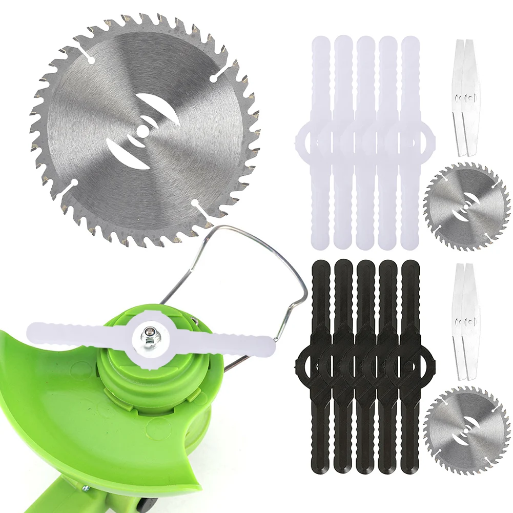 Imagem -02 - Plastic Metal Lawn Mower Head Blade Grass Trimmer Weed Eater Saw Blade Substituição Garden Power Tool 150 mm Pcs