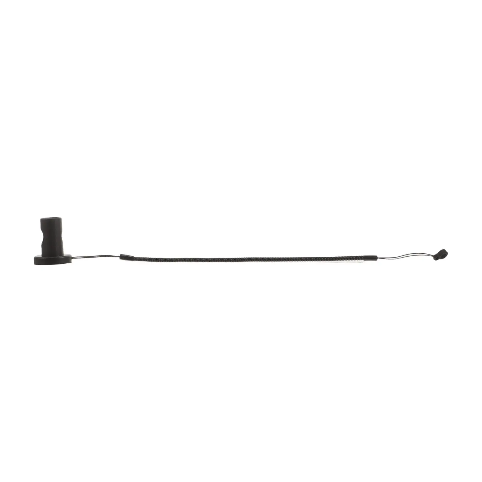 Retractable Pen Leash Pencil Holder Elastic Anti Lost Tether Ring for Desk Clipboard Office Classroom