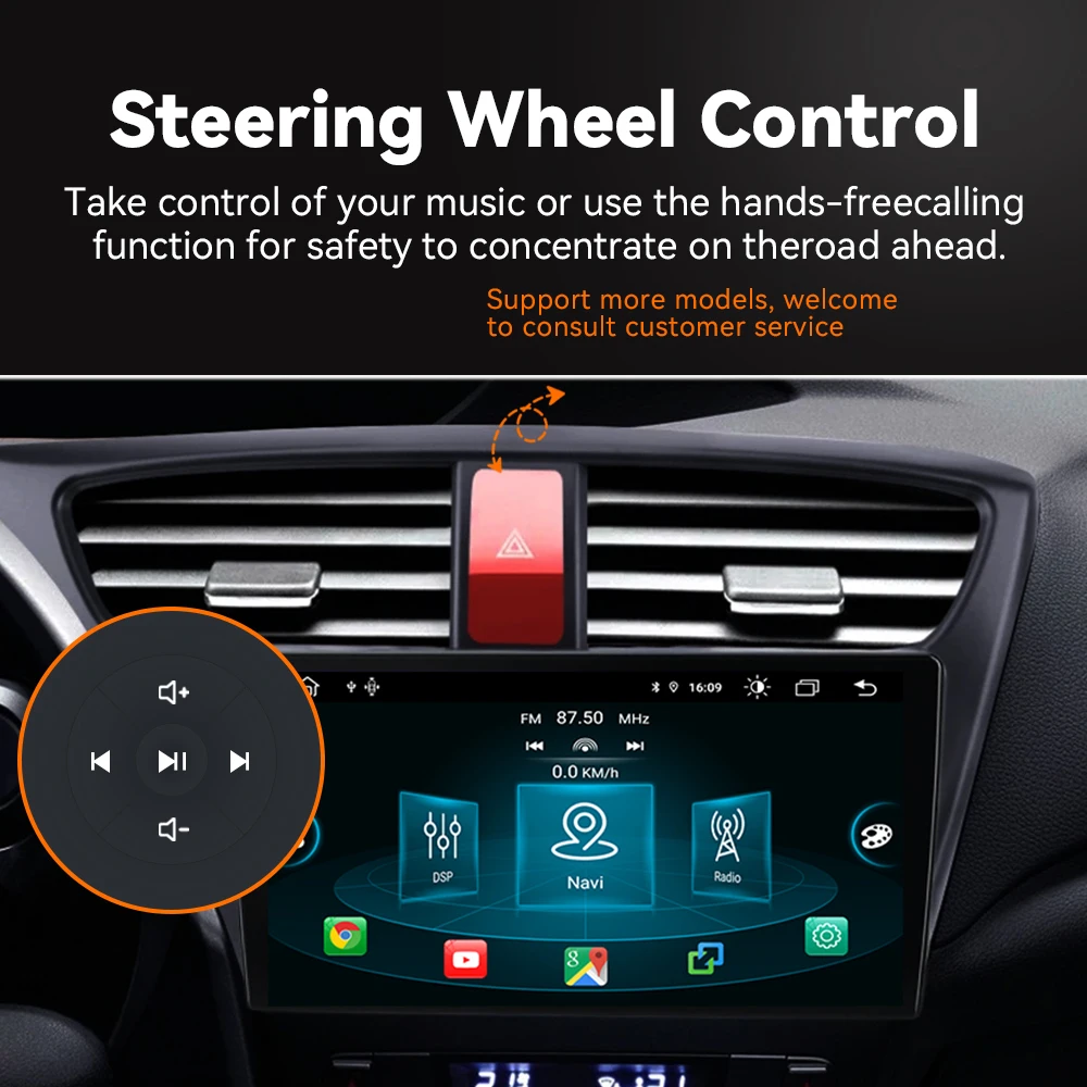 Radio Multimedia inalámbrica CarPlay AI para coche, para Nissan Qashqai J11 x-trail 3 T32 2013-2017 Android 8GB 128GB GPS 4G Wifi DSP 4