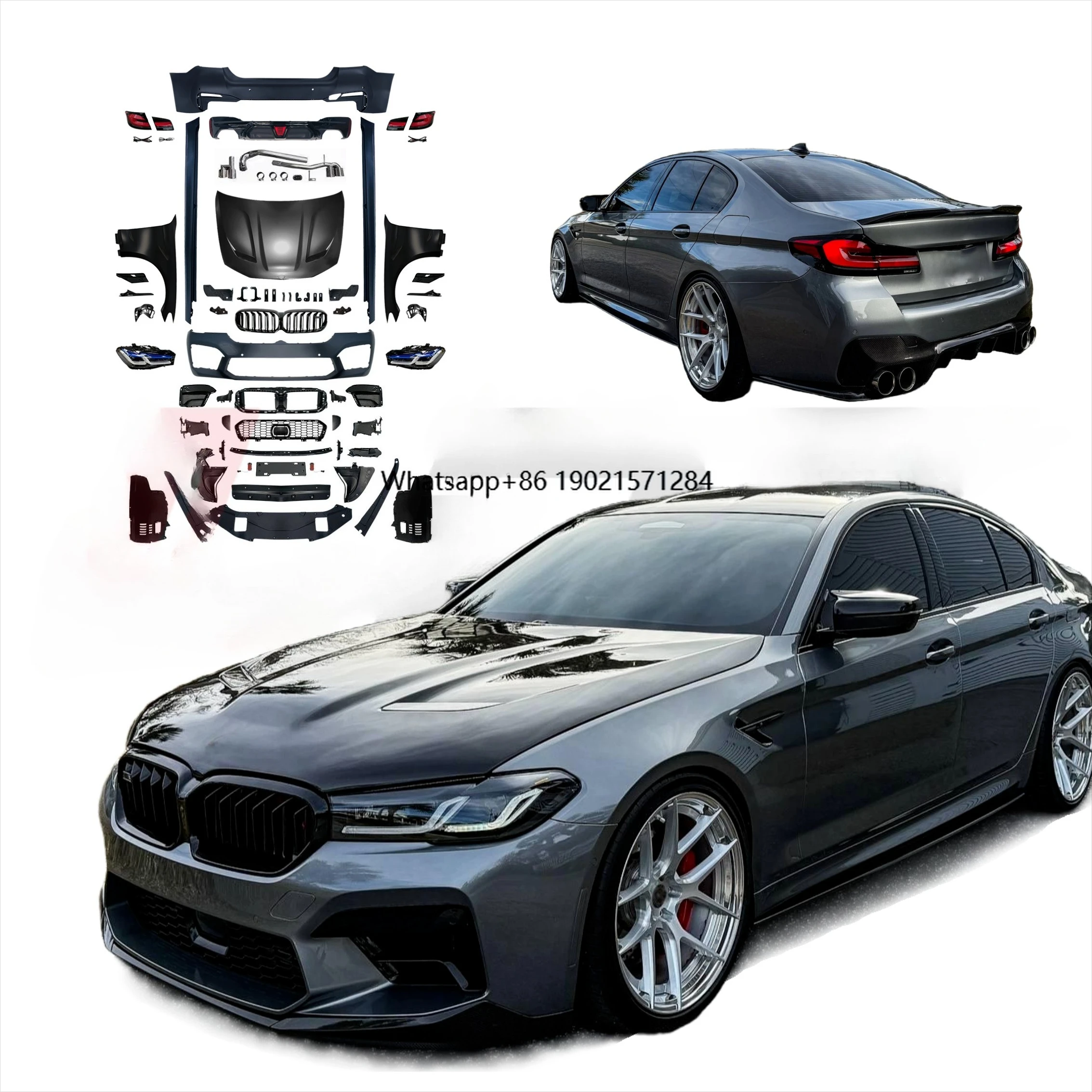 

2025 New Arrival for 5 Series F10 2010-2015 Facelift to G30 LCI M5CS F90 Bodykit with High Quality LED Headlight Auto Parts