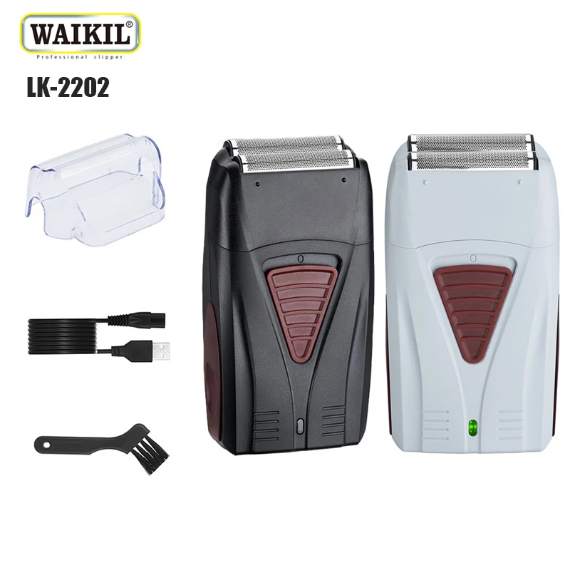 WAIKIL Professional Men's Multi functional Reciprocating Razor Bald Whitener USB Charging Portable Trimmer Electric Scraper