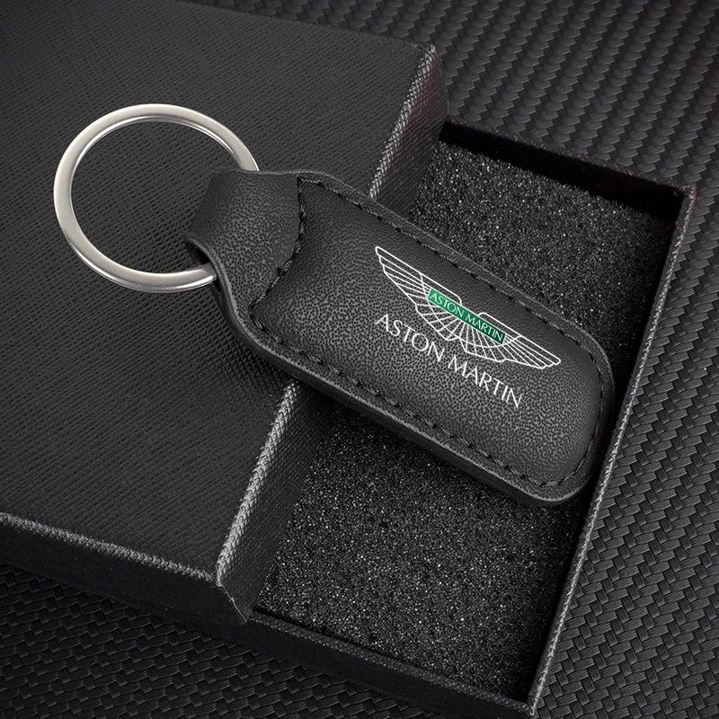 1 قطعة شعار السيارة التصميم المفاتيح مفتاح سلسلة مفتاح قلادة عصابة الرجال النساء هدايا ل أستون مارتن DB S 11X9 الداخلية اكسسوارات السيارات #6