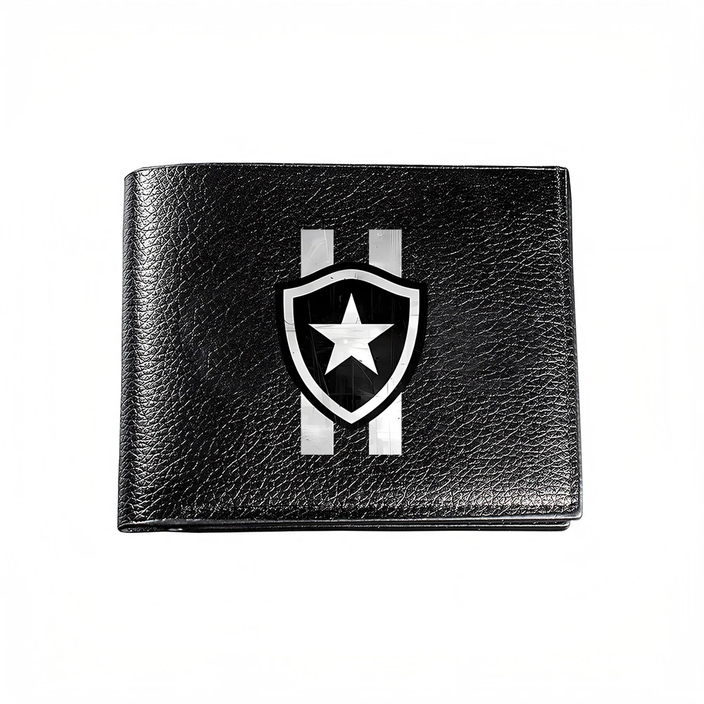 Shield With Star And Vertical Stripes Men S Wallet Card Holder Casual Business Fashion Print Design