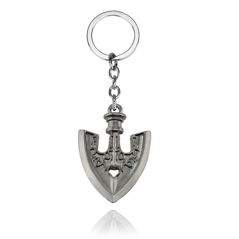 Anime JOJO'S BIZARRE ADVENTURE Kujo Jotaro Arrow Metal Golden Choker Charm Keyring
