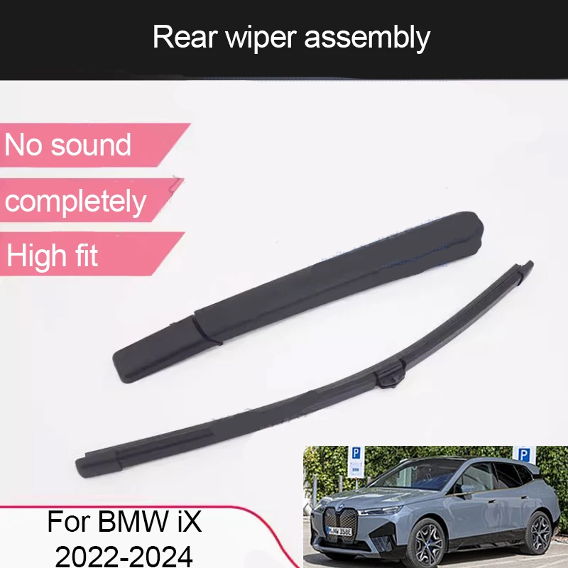 

For BMW iX 2022 2023 2024 Front Rear Wiper Blade Set Windscreen Windshield Window Brushes Wiper Assembly Rocker Car Accessories