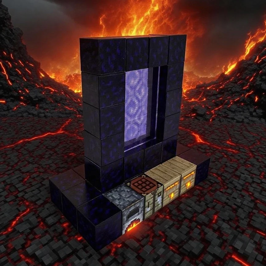 Mine World Magnet Cube Magnetic Building Blocks For Hell Series Design For Boys Girls Stem Montessori Sensory Cubes For Toddlers