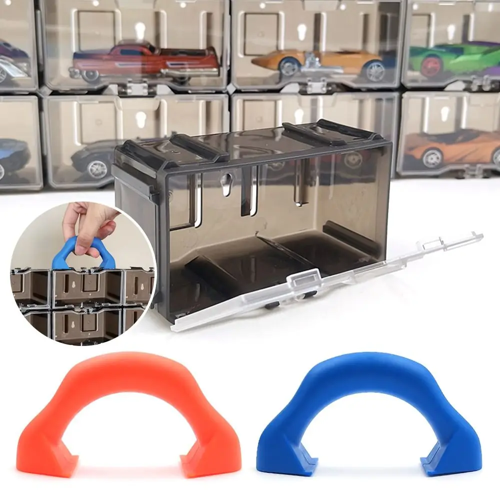 Practical ABS Display Box 1/64 Diecast Model Car with Handle Storage Box Without Car Display Rack Model