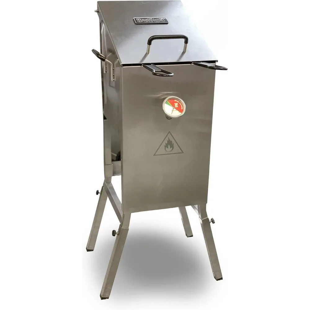 700-701 4-gal Stainless Bayou Fryer Includes 2 Stainless Mesh Baskets Fry Thermometer Drain Valve