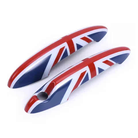 Наклейка на дверную ручку для MINI Cooper R50 R52 R53 R56 R57 R58 R59 R60 R61 2 шт./компл. аксессуары для стайлинга автомобилей
