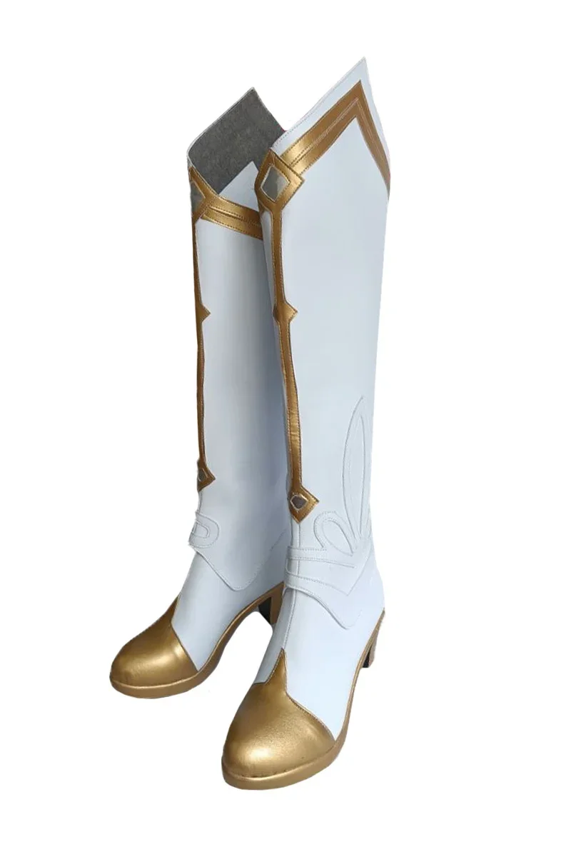 Novo jogo genshin impacto jogador versão original cosplay sapatos viajante lumine botas extravagantes feitos sob encomenda