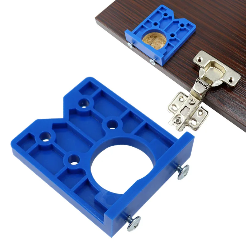 

35mm Hinge Jig Hinge Installation Wood Drill Guide Locator Hinge Hole Opener Boring Furniture Door Cabinets Tool For Carpentry