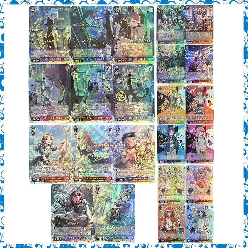 

Anime Goddess Story DIY ACG Flash Collection Card Christmas Birthday Gift Taki Shiina Takamatsu Tomori Anon Chihaya Rana Kaname
