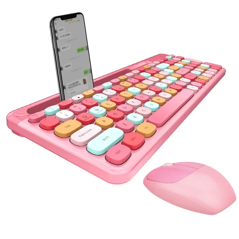 คีย์บอร์ดและเมาส์ชุดลิปสติกสีช็อกโกแลตโน้ตบุ๊คไม่จำกัดคีย์บอร์ดช่องเสียบโทรศัพท์