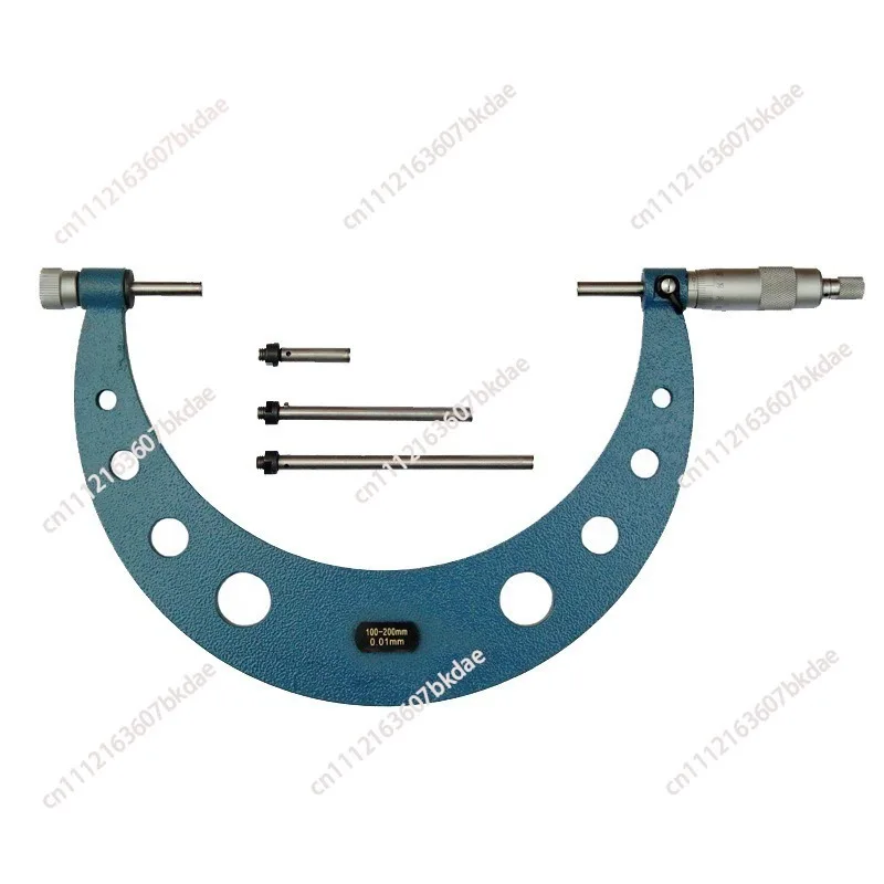 Replaceable Anvil Large Range Outer Diameter Micrometer 0-50-100 -150mm High Precision 0.01 Durable