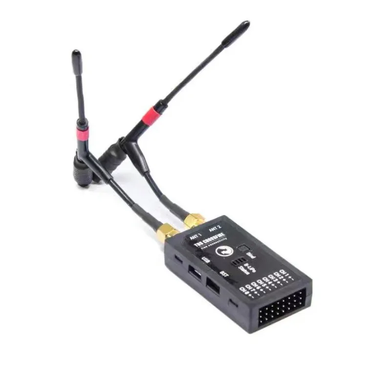 Crossfire 8CH Diversity RX TBS Long Range Radio Receiver, Dual Antenna Diversity FPV Receiver for RC Racing