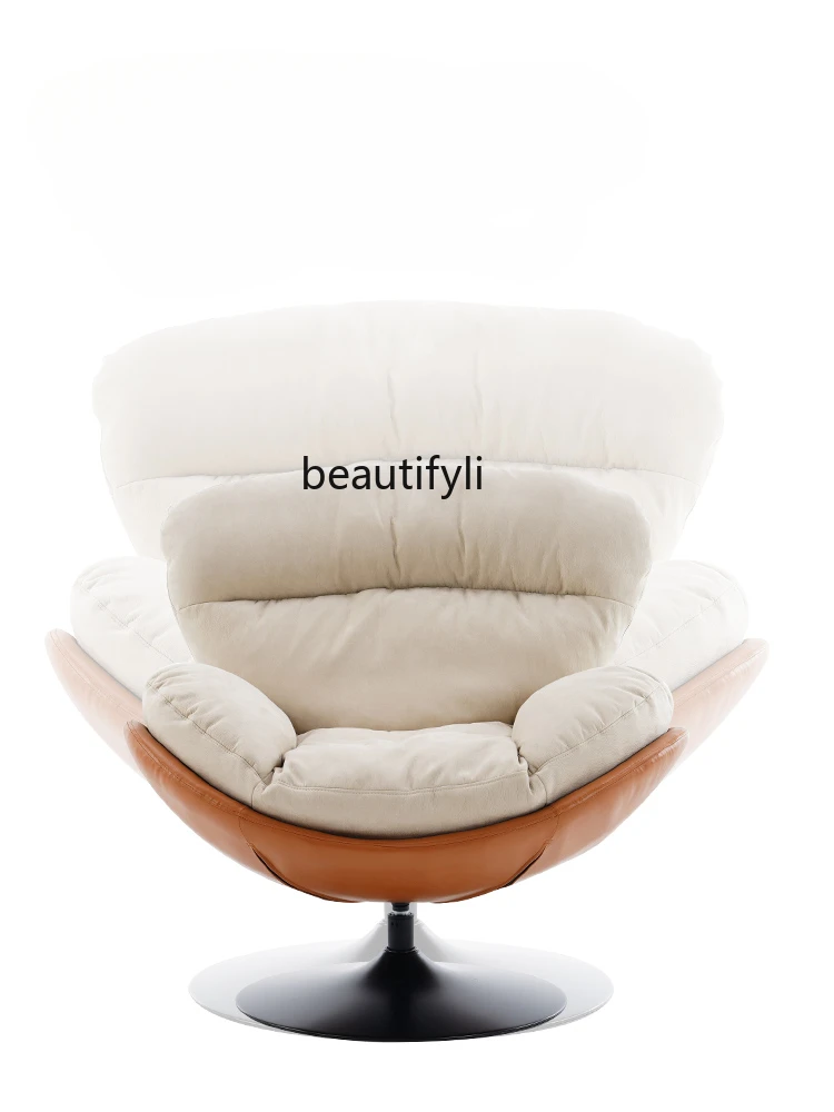 

Nordic Simple Egg Shell Chair Balcony Living Room Bedroom Light Luxury Home Single Lazy Sofa