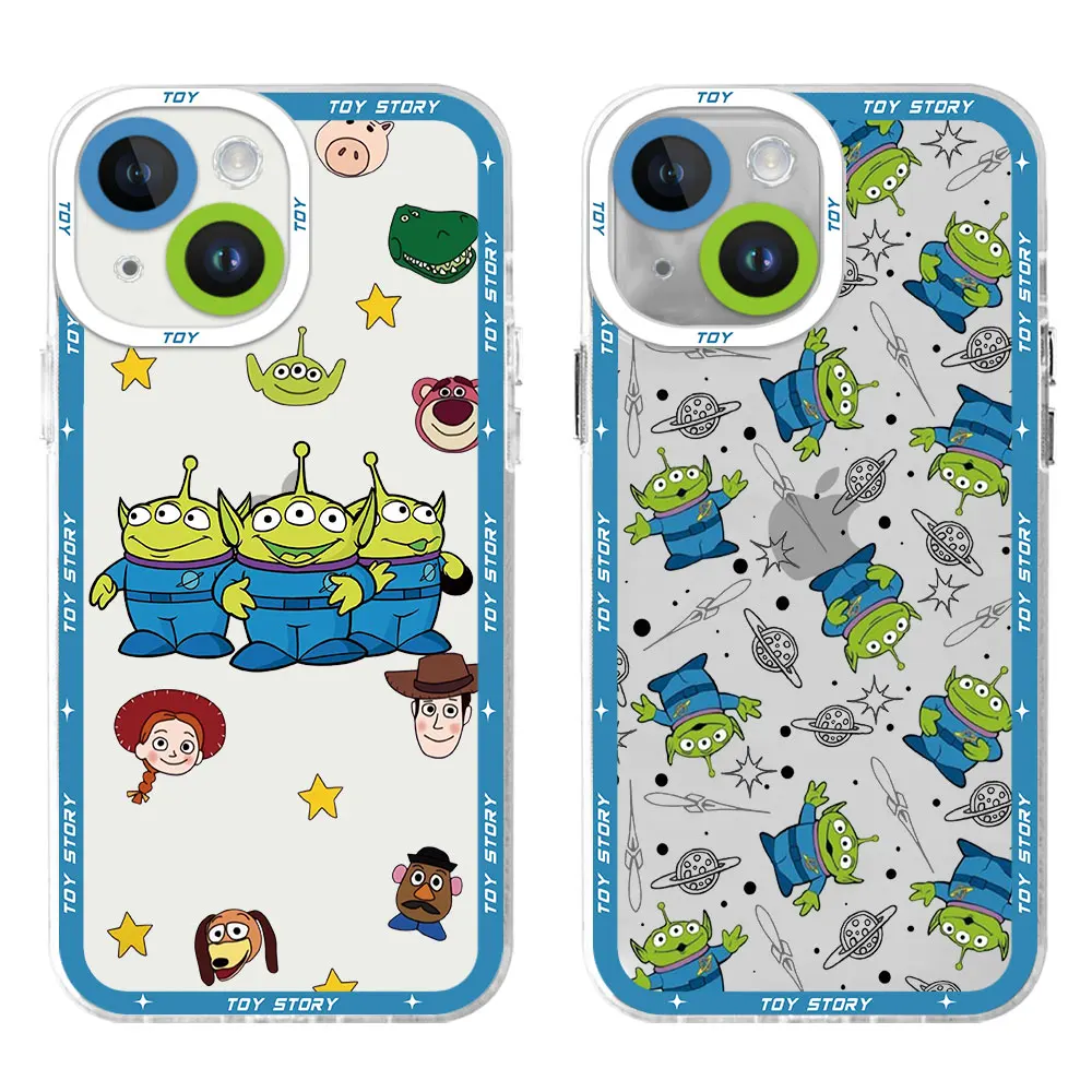 Toy Story Aliens Case for Redmi 10C 12C 9C 9T 9 12 10 9A 10A 13C Transparent Soft Capa Funda TPU Cover